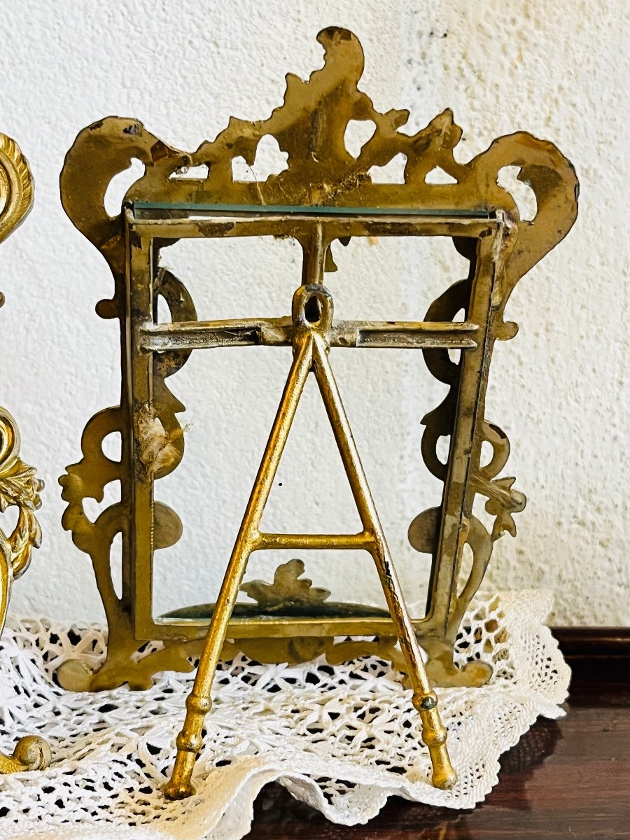 Louis XV Style Bronze Photo Frames-photo-1