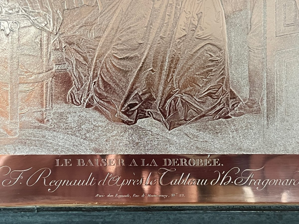 Fragonard 18th Century Copper Engraving -photo-6