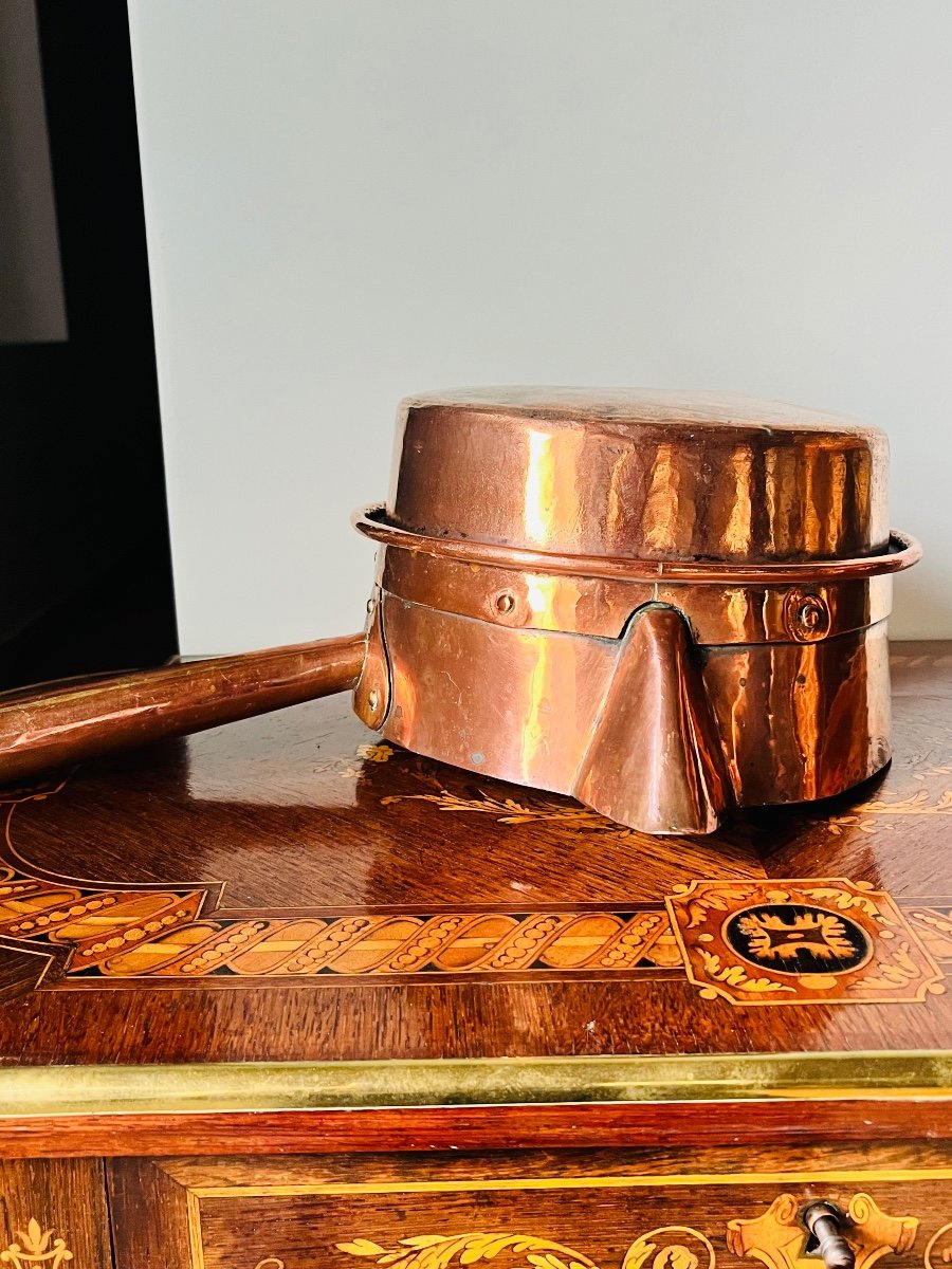 Late 18th Century Copper Caramel Pans-photo-4