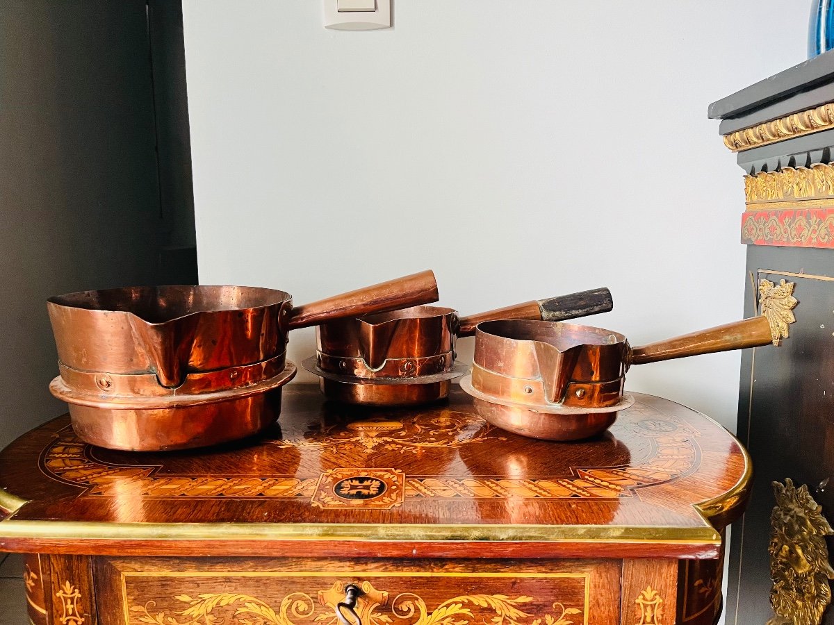 Late 18th Century Copper Caramel Pans