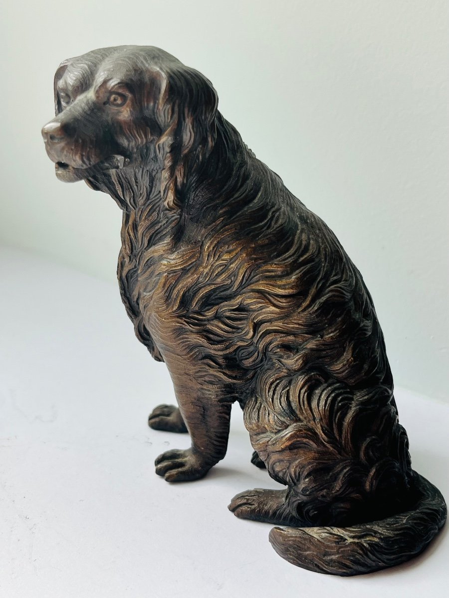 Bronze de Vienne chien porte-montre-photo-1