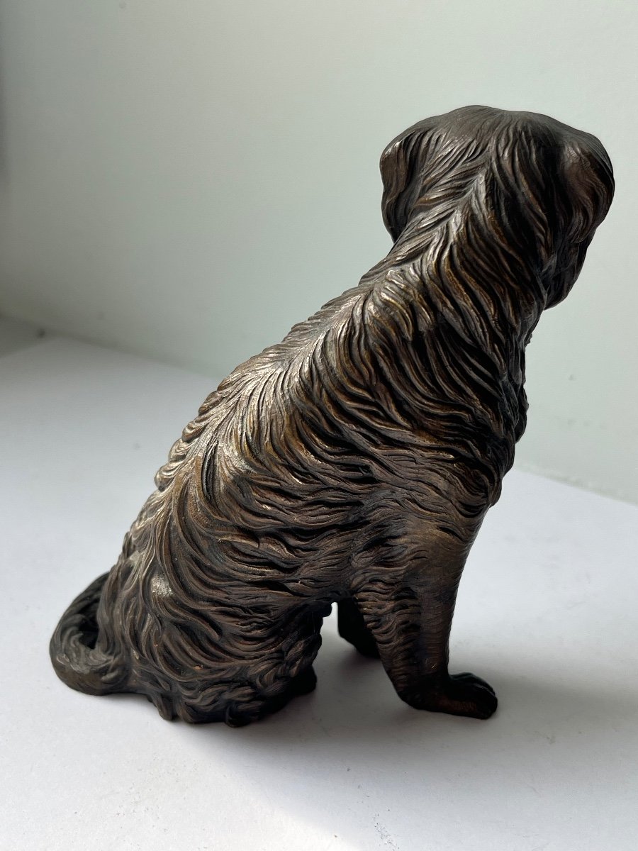 Bronze de Vienne chien porte-montre-photo-3