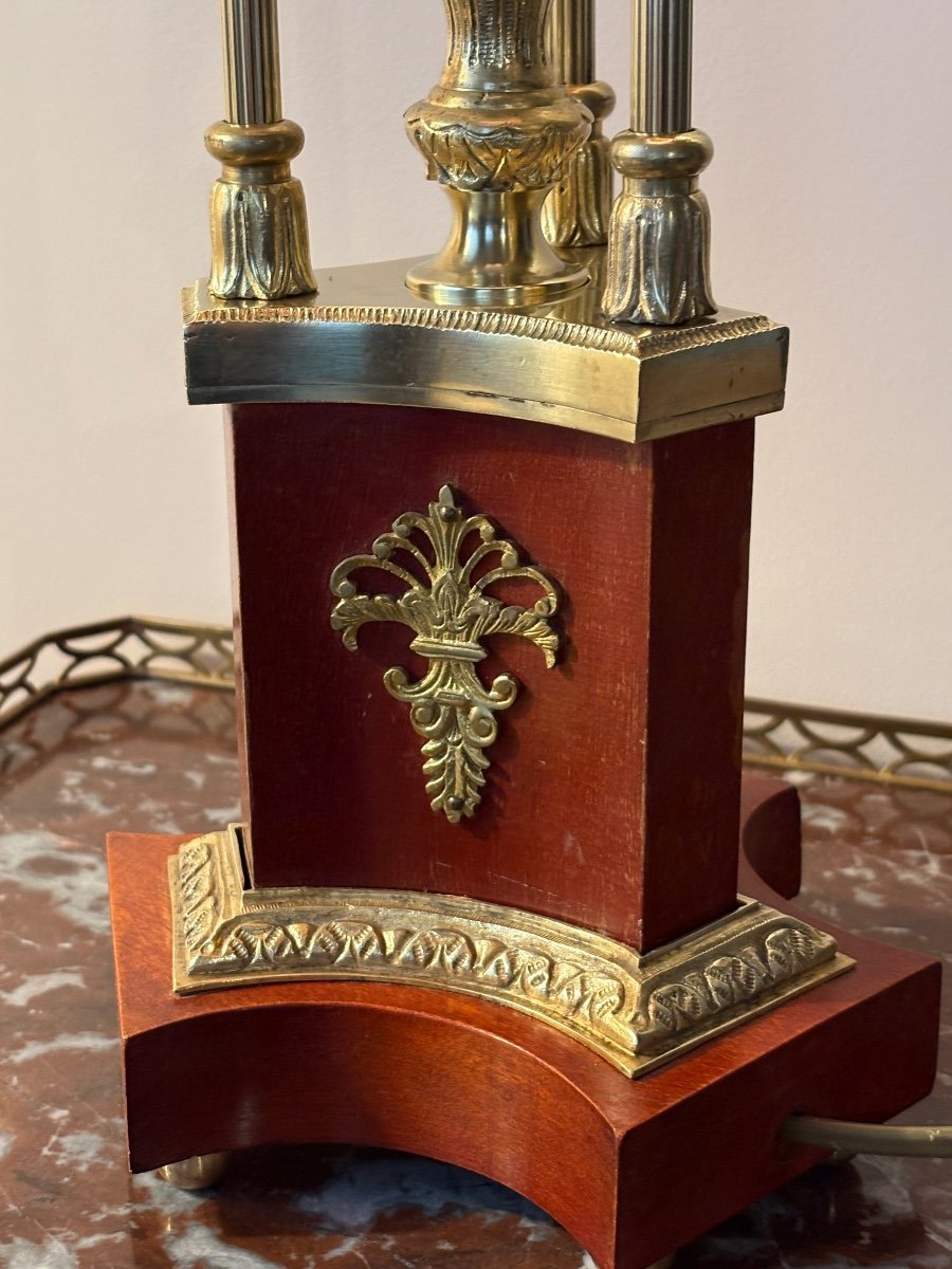Empire Lamp In Gilded Bronze -photo-4