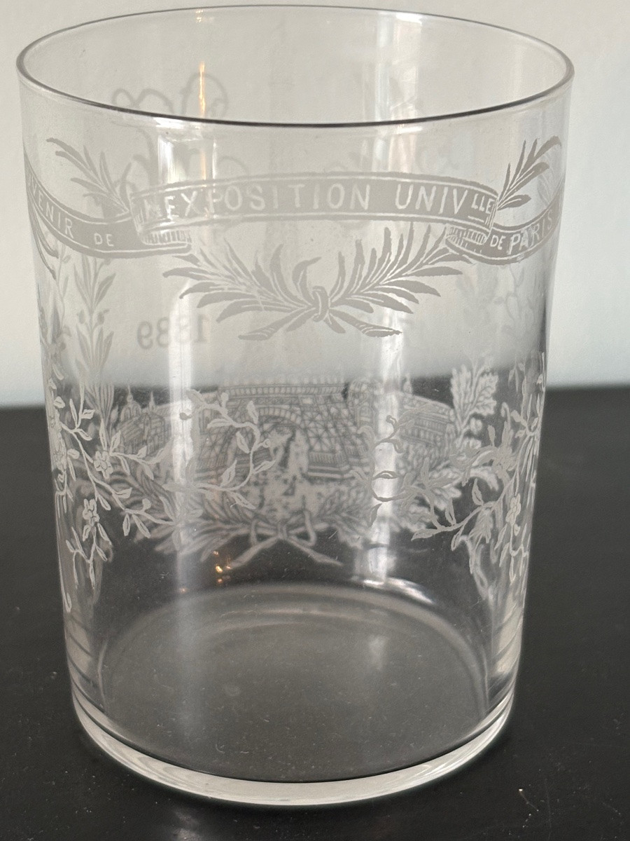 Verre de l’exposition universelle de Paris 1889-photo-2