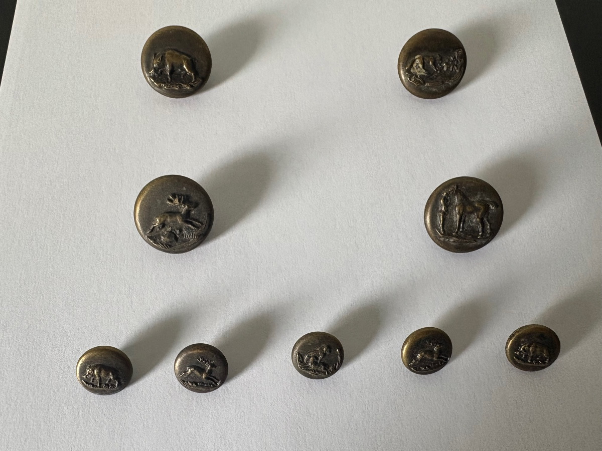 Livery Buttons For Hunting 