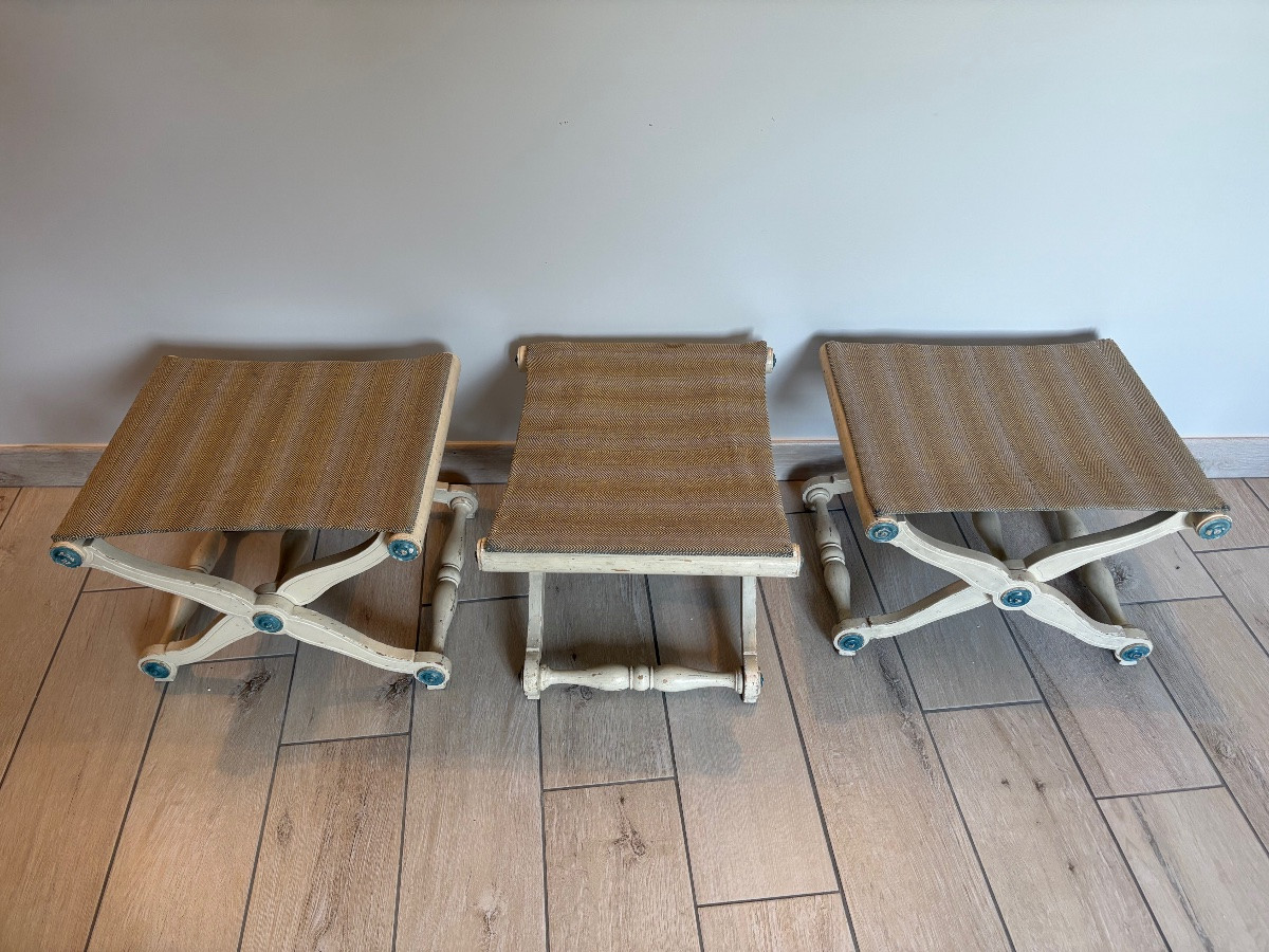 Series Of Folding Curule Stools -photo-3