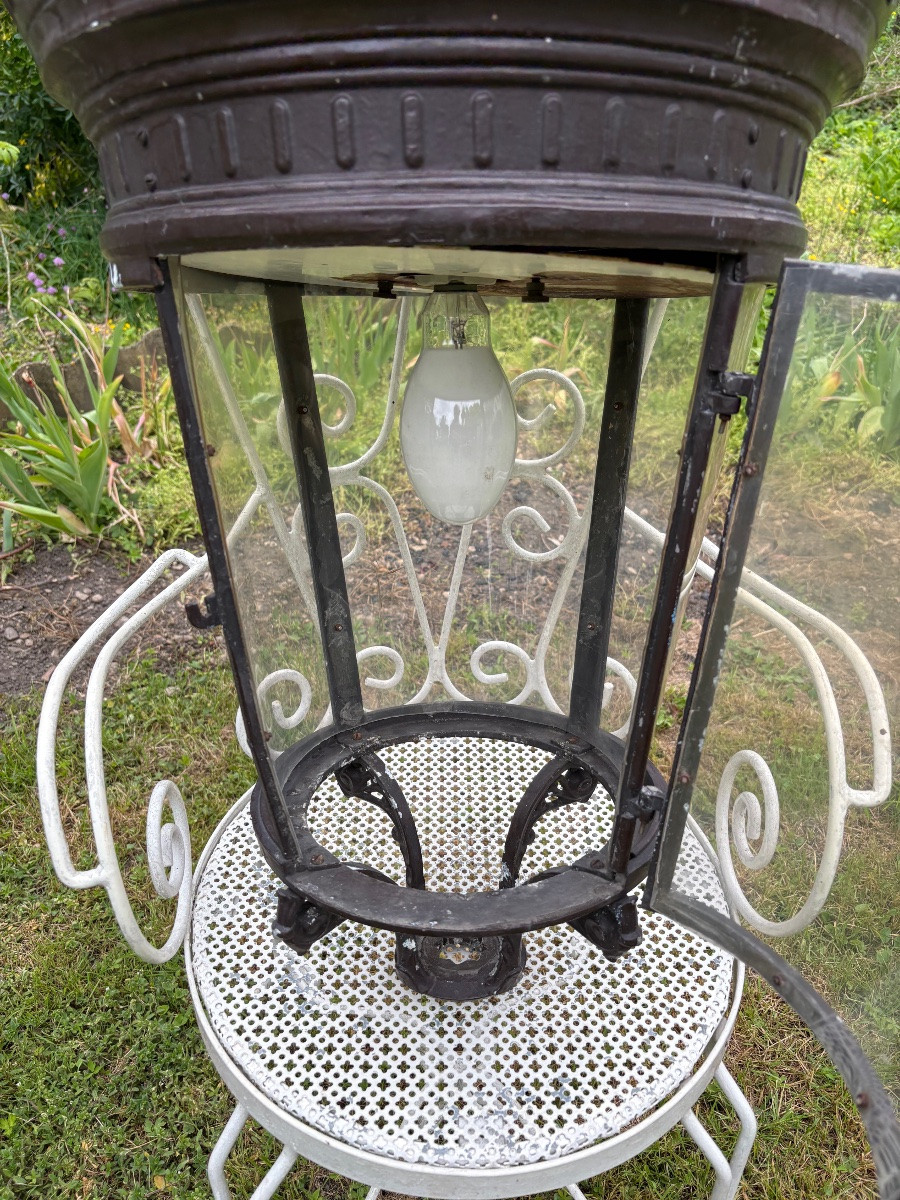 Lanterne de ville ronde-photo-2