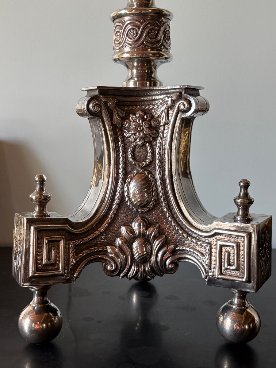 Large Louis XVI Lamp (85cm)-photo-3