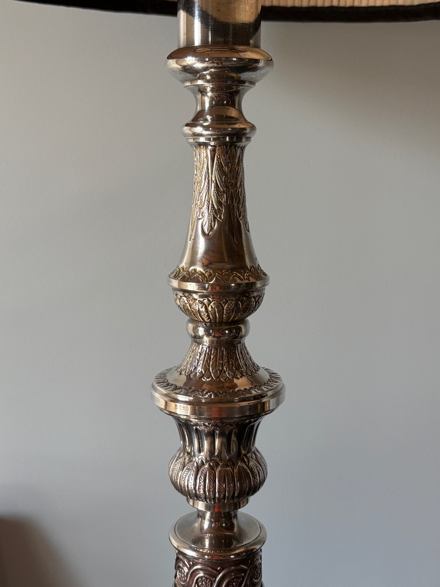 Large Louis XVI Lamp (85cm)-photo-1