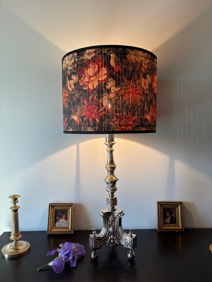 Large Louis XVI Lamp (85cm)-photo-4