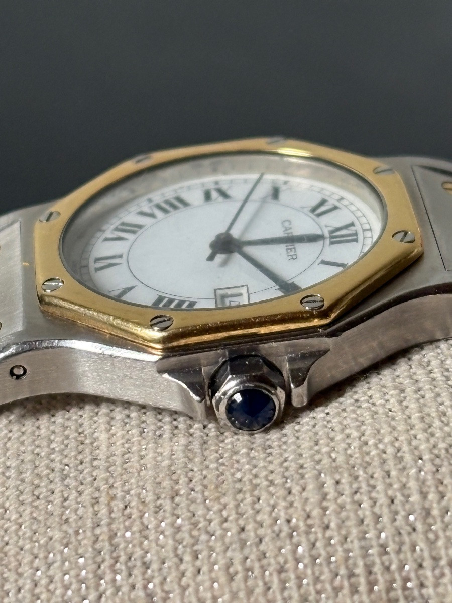 Montre Cartier automatique Santos octogonale -photo-4