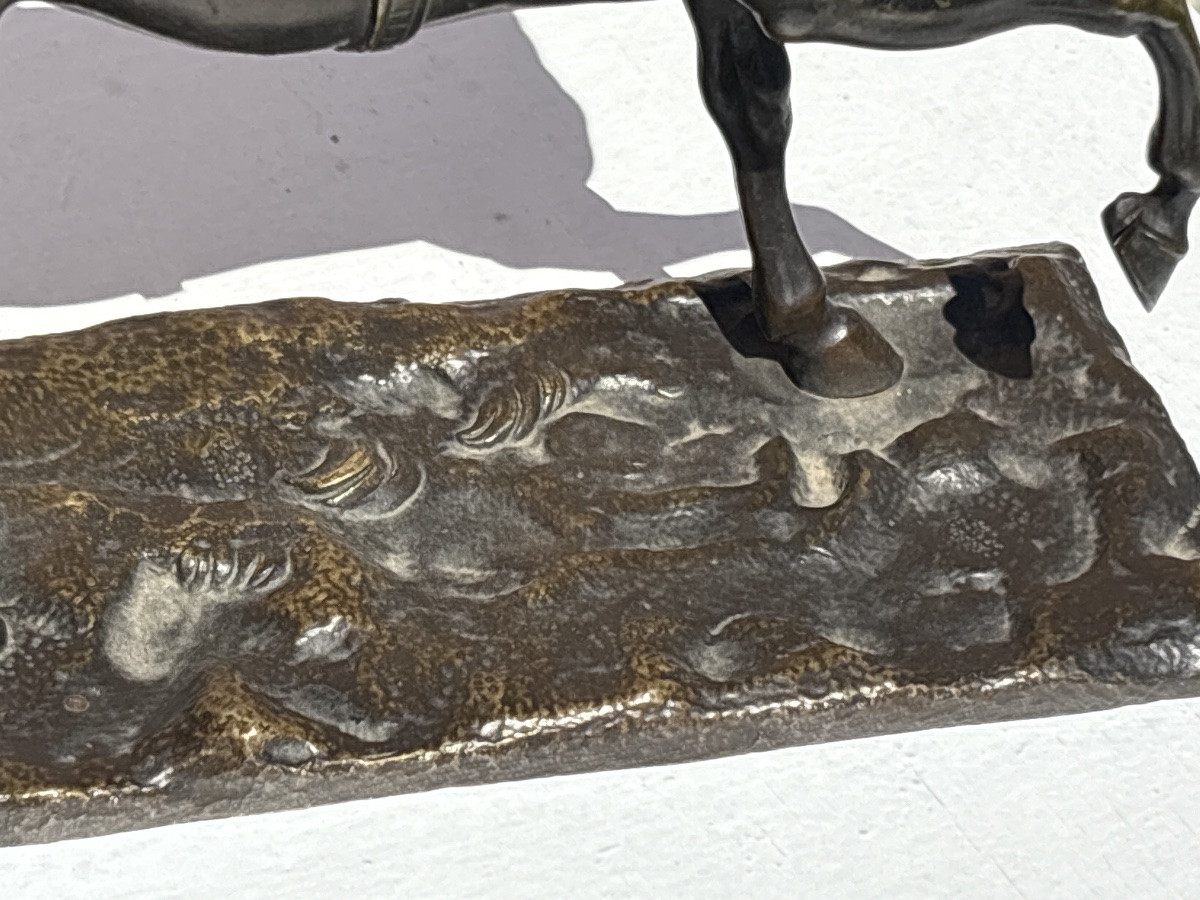 Bronze cheval antérieur levé-photo-3