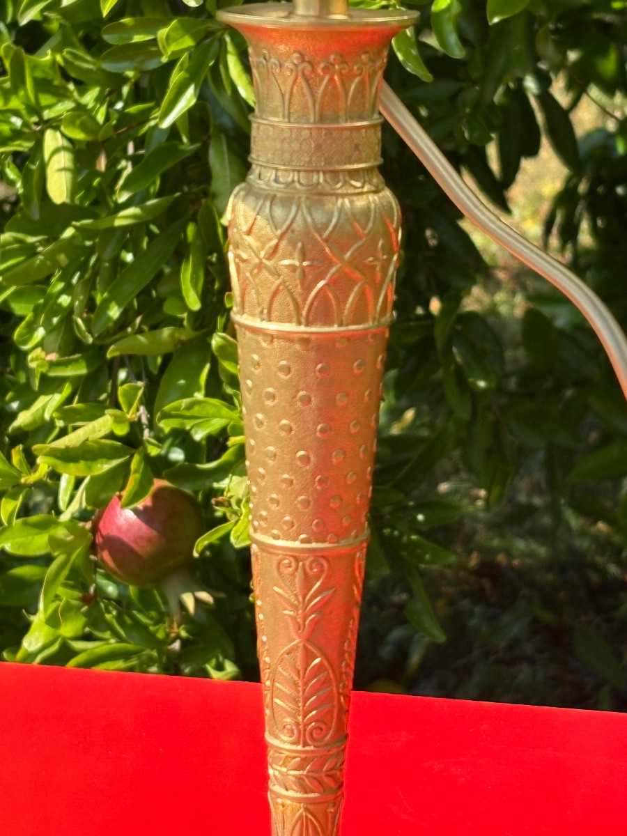 Empire Gilt Bronze Lamp -photo-3