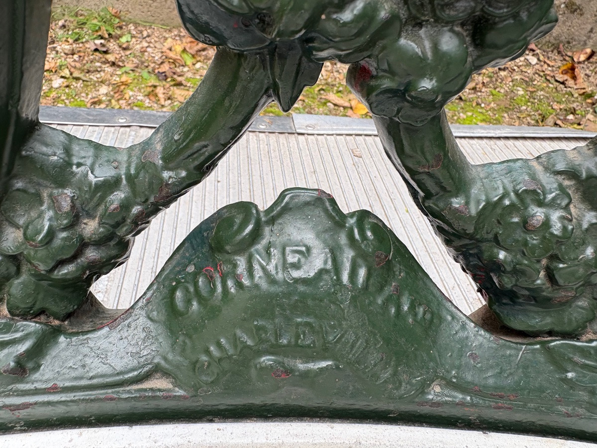 Porte manteau fonte XIXe Alfred Corneau -photo-2