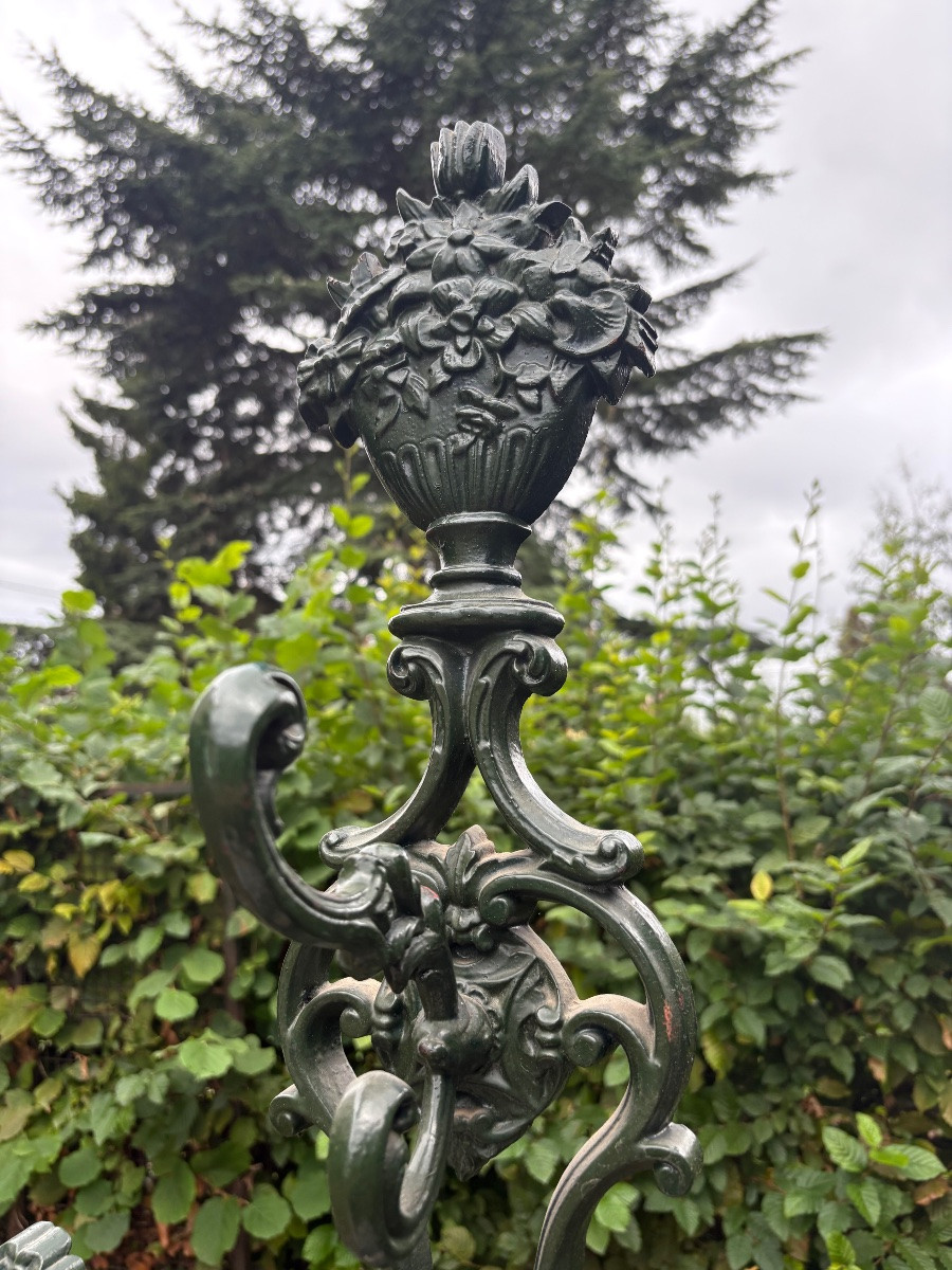 Porte manteau fonte XIXe Alfred Corneau -photo-2