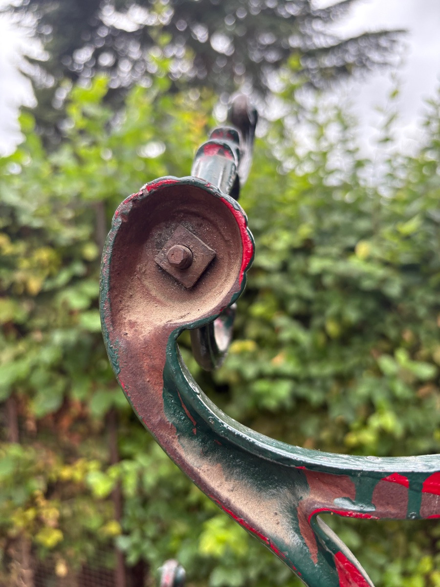 Porte manteau fonte XIXe Alfred Corneau -photo-4