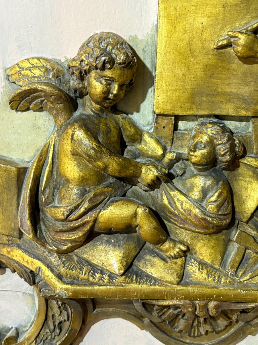 Carved Gilded Wood Paneling -photo-3
