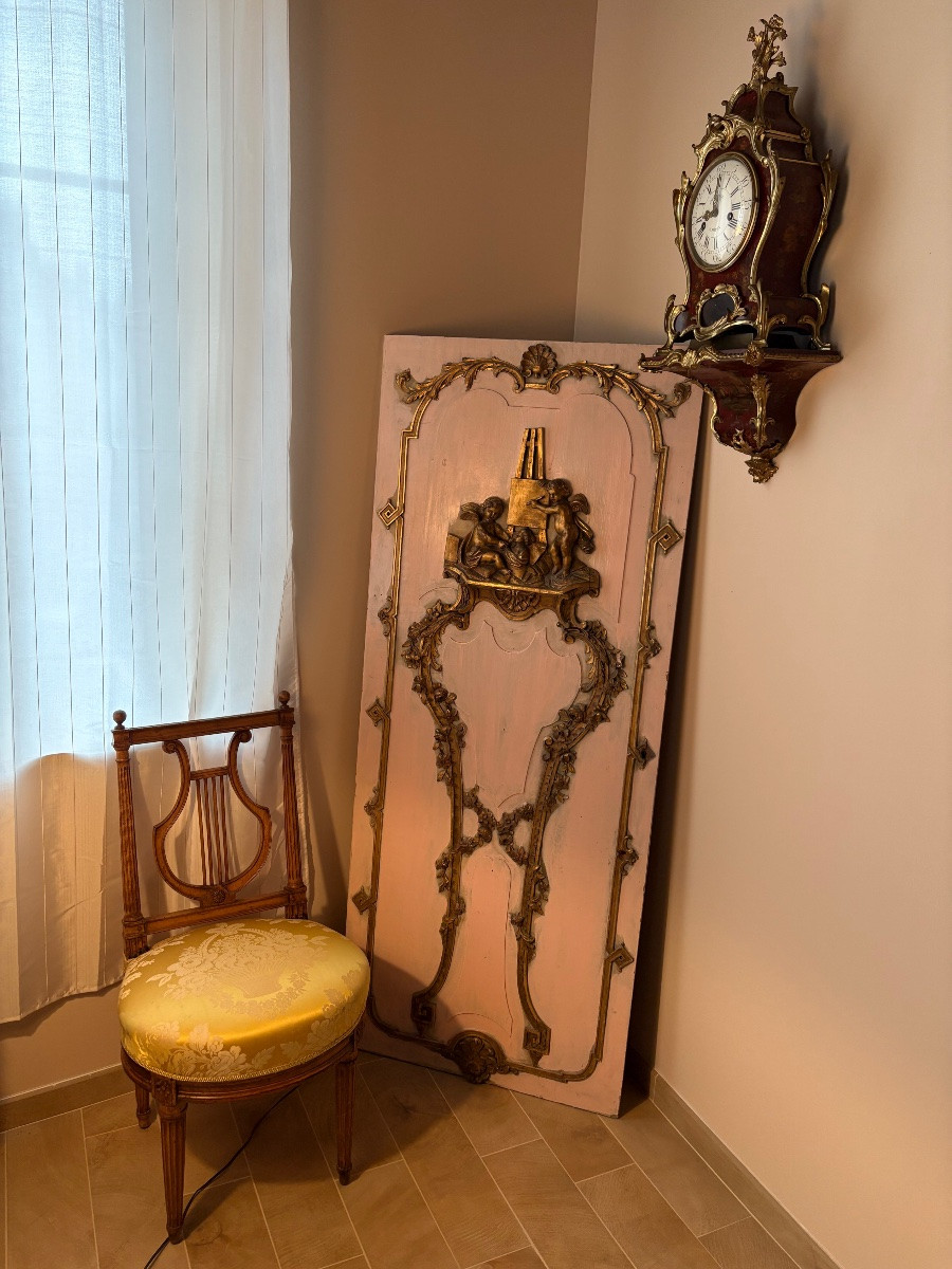 Carved Gilded Wood Paneling -photo-2