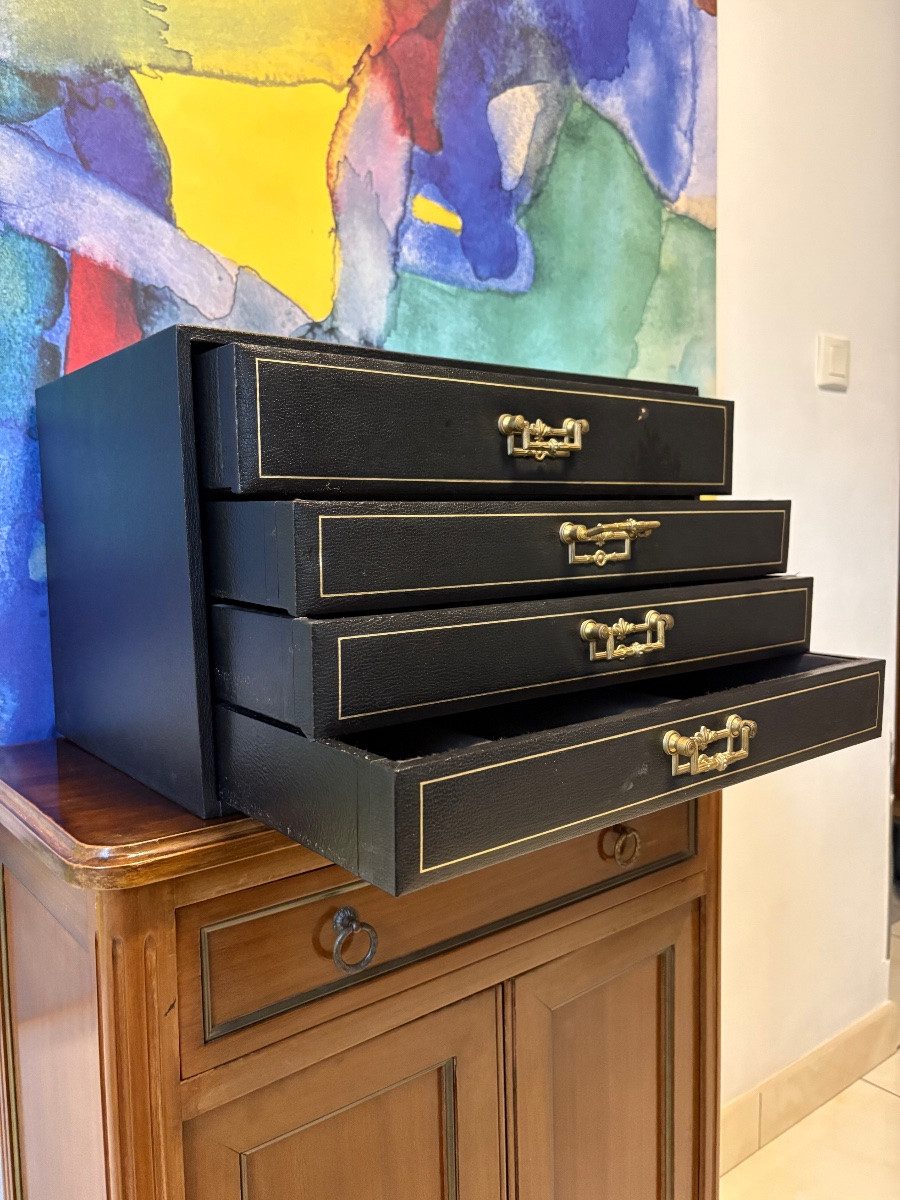 Christofle coffret luxe ménagère 126 pièces -photo-4