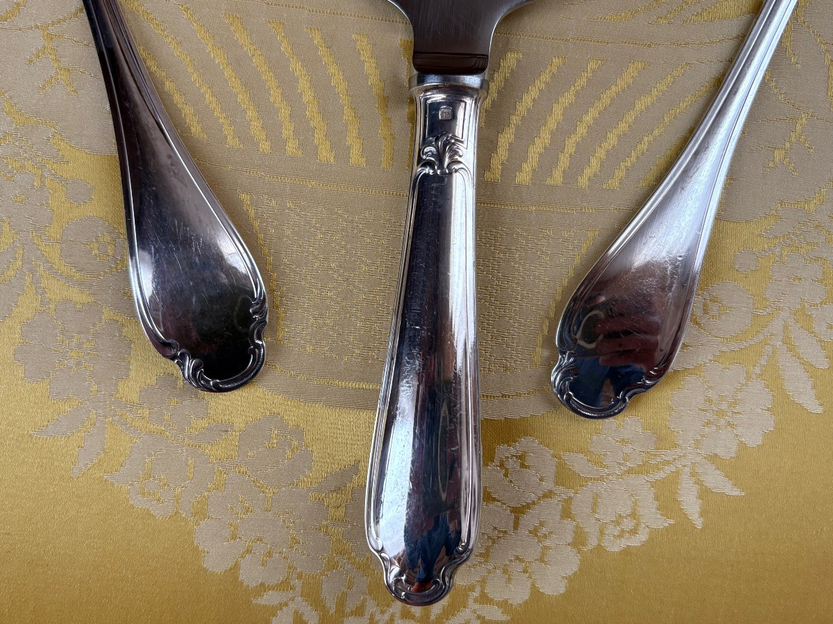 Christofle ménagère Pompadour 182 pièces pour 12 personnes -photo-1