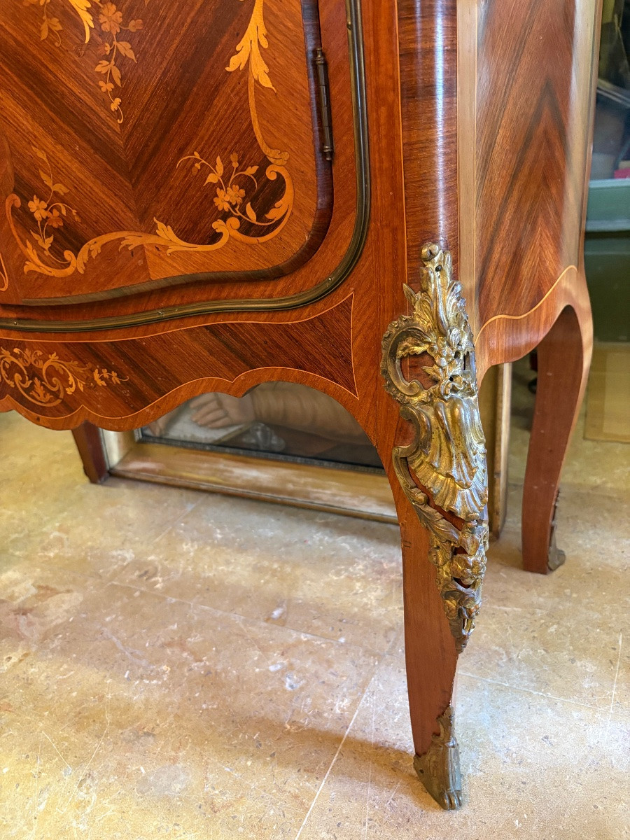 Louis XV Style Marquetry Sideboard With Support Height -photo-1