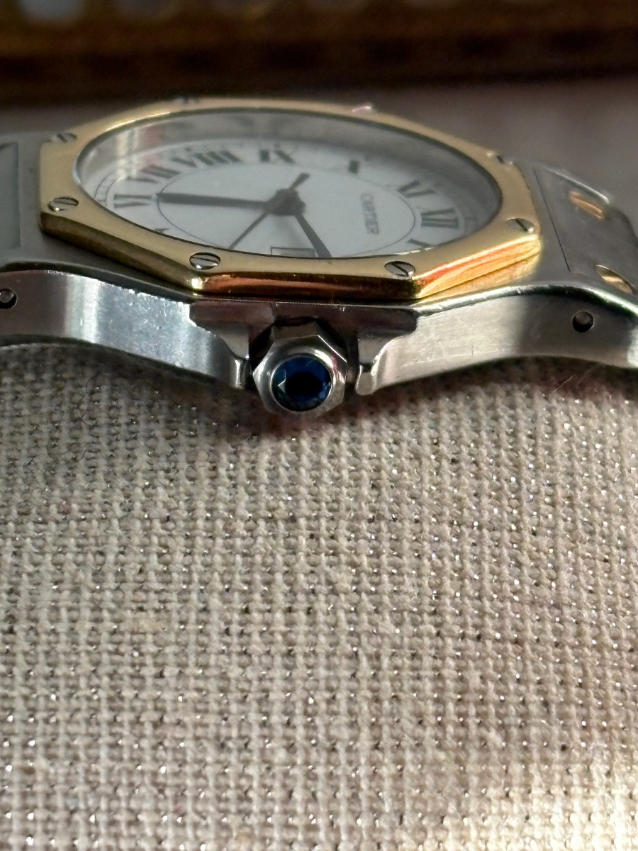 Cartier Santos octogonale automatique homme-photo-3