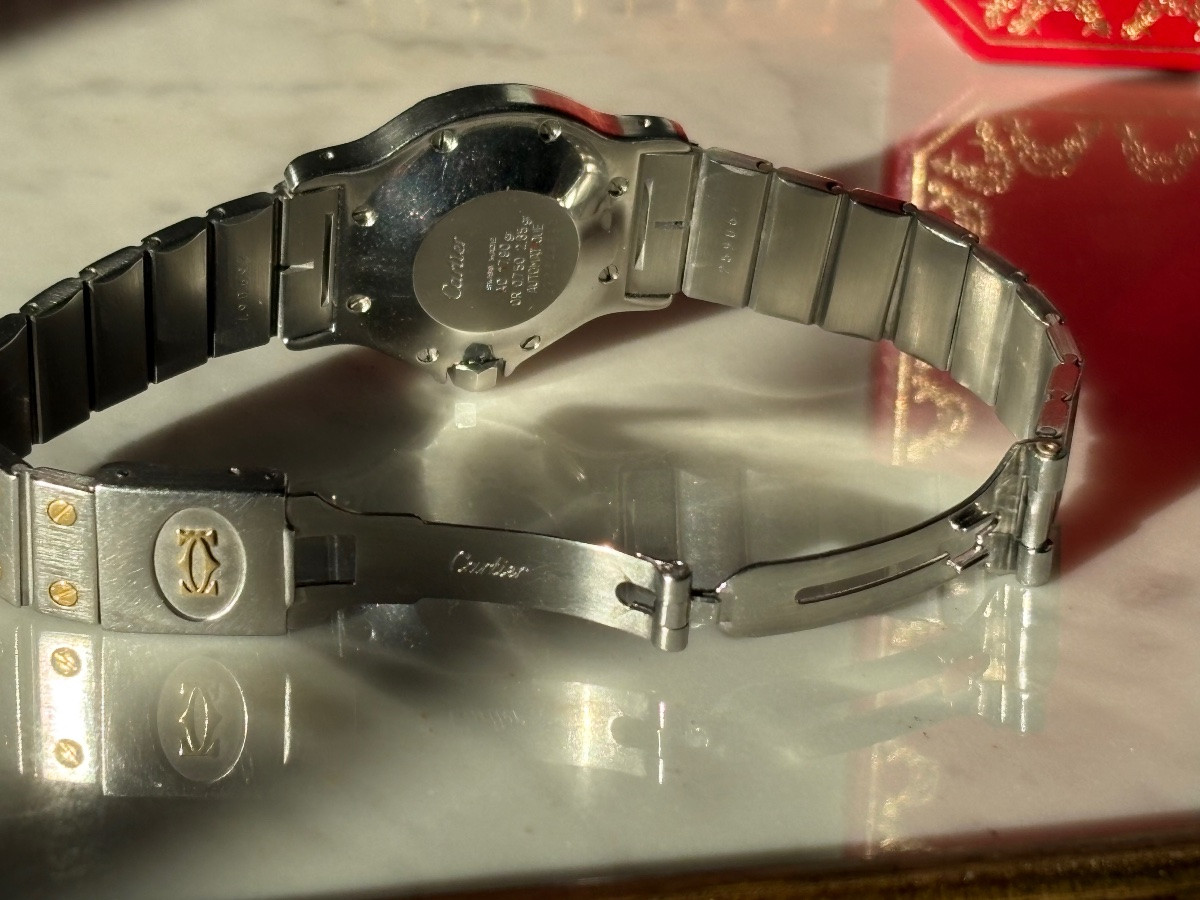 Cartier Santos octogonale automatique homme-photo-1