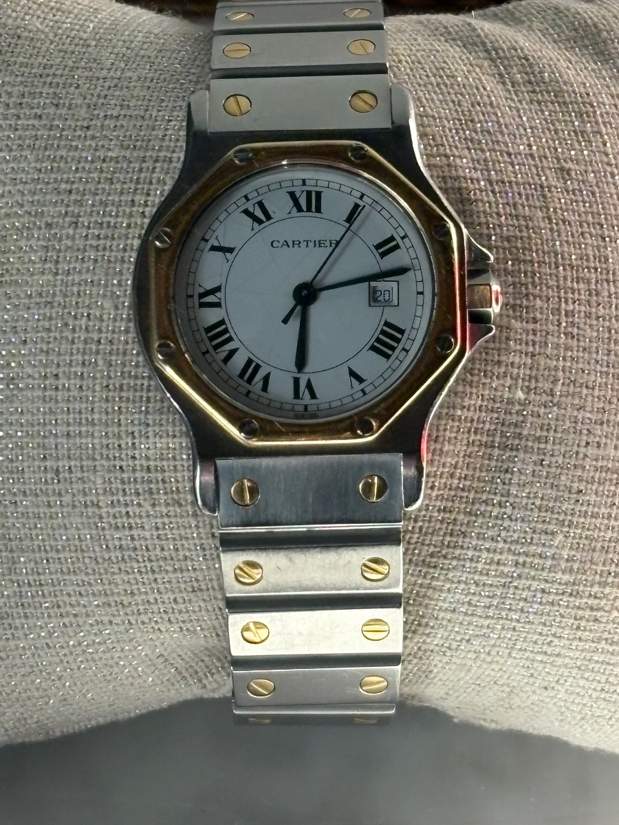 Cartier Santos octogonale automatique homme