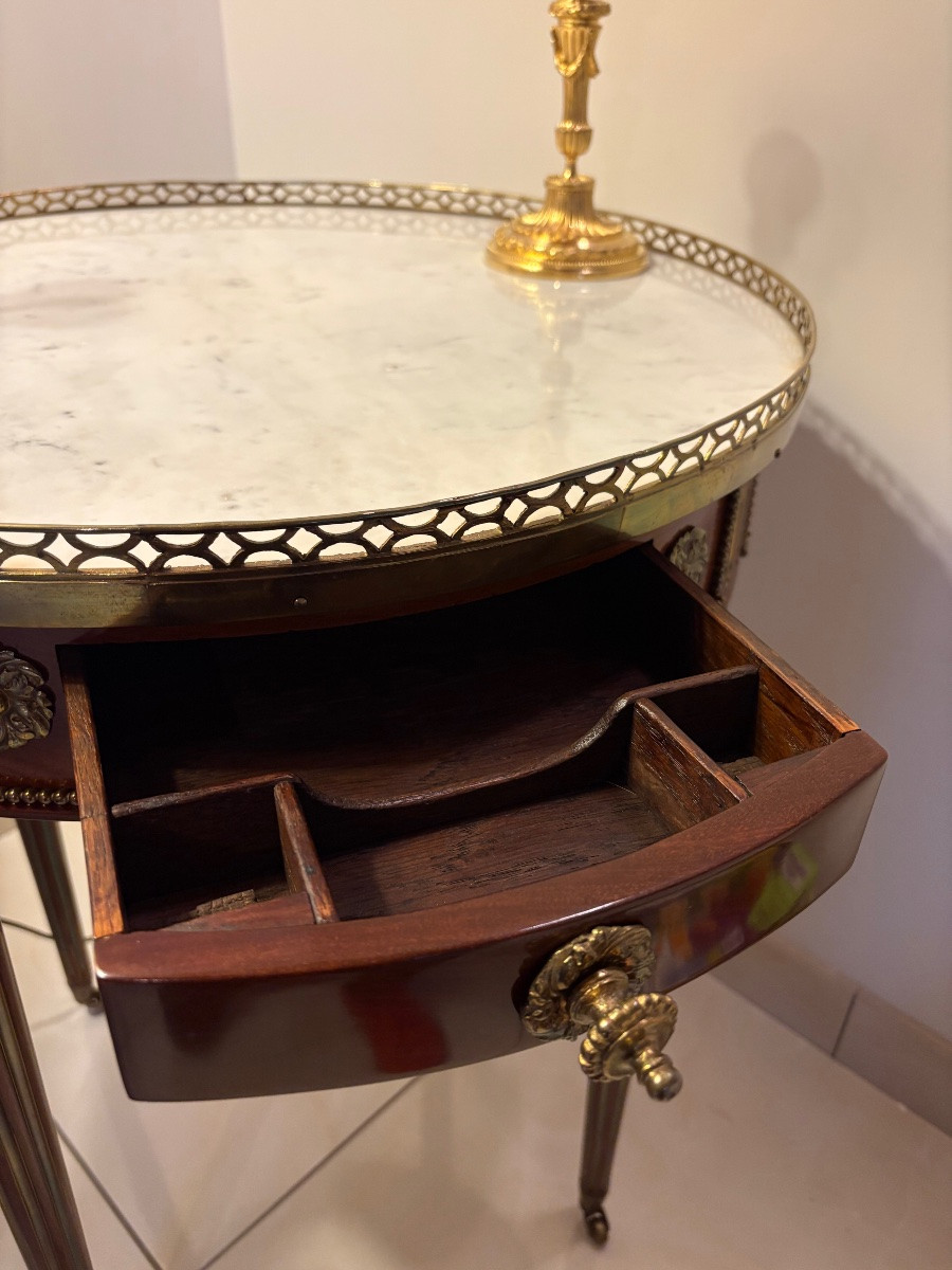 Table bouillotte d’époque Louis XVI -photo-1