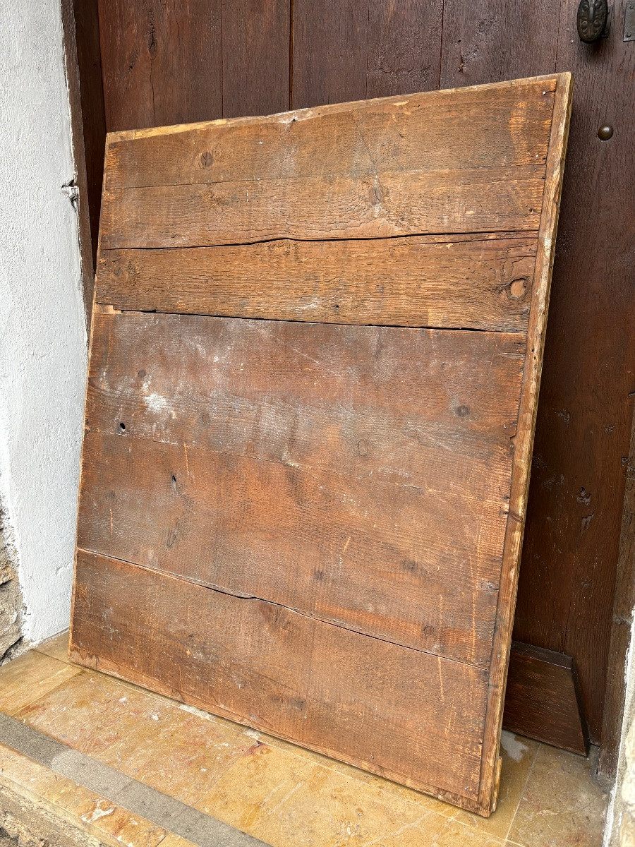 Miroir de boiserie doré à la feuille -photo-2