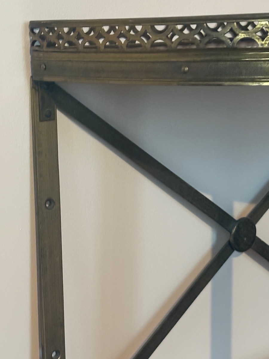 Paire de consoles demi lune Maison Jansen -photo-1