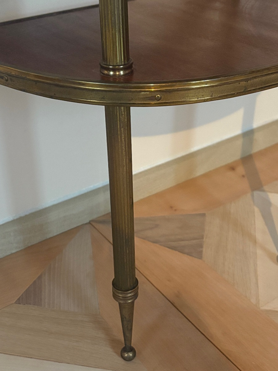 Paire de consoles demi lune Maison Jansen -photo-2