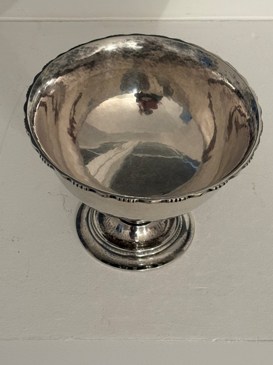 Georg Jensen Solid Silver Stemmed Bowl -photo-3