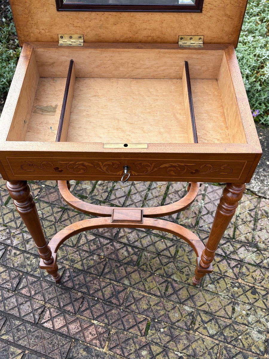 Napoleon III Marquetry Coffee Table -photo-1