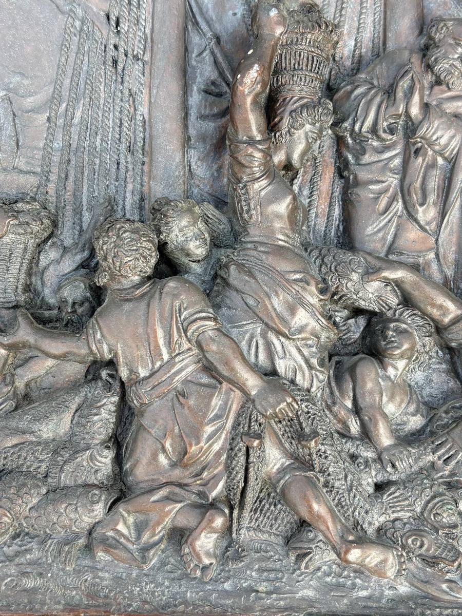The Miraculous Catch Of Fish (high Relief) By F. Lavastre-photo-3