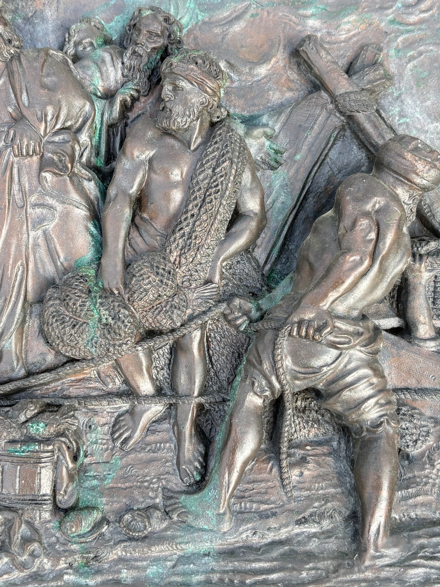 The Miraculous Catch Of Fish (high Relief) By F. Lavastre-photo-1