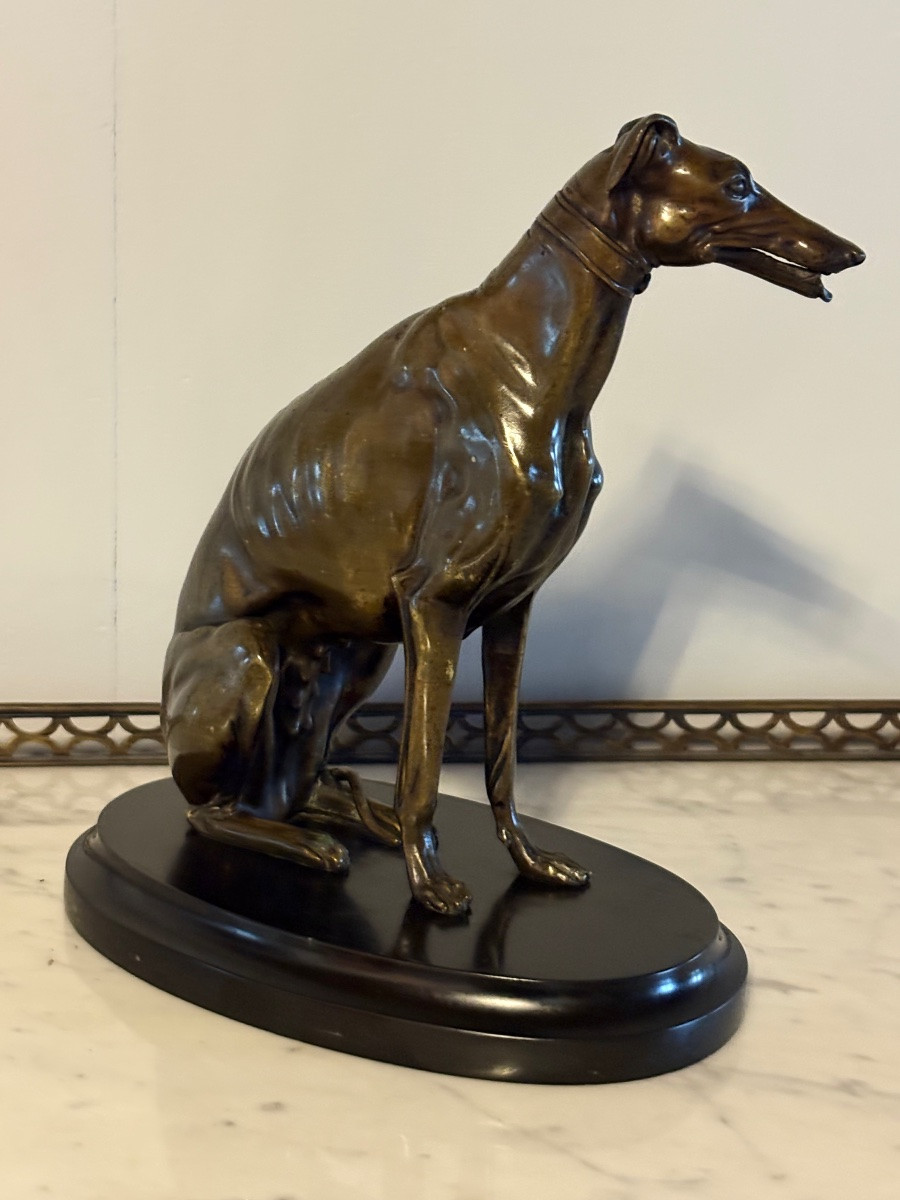 Bronze Greyhound Watch Holder-photo-4