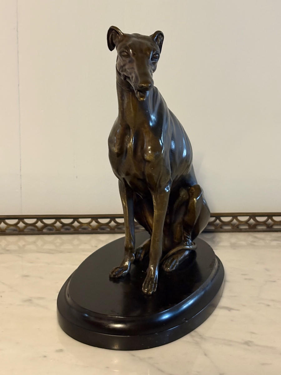 Bronze Greyhound Watch Holder-photo-3