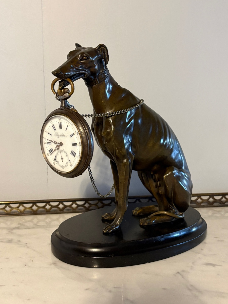 Bronze Greyhound Watch Holder