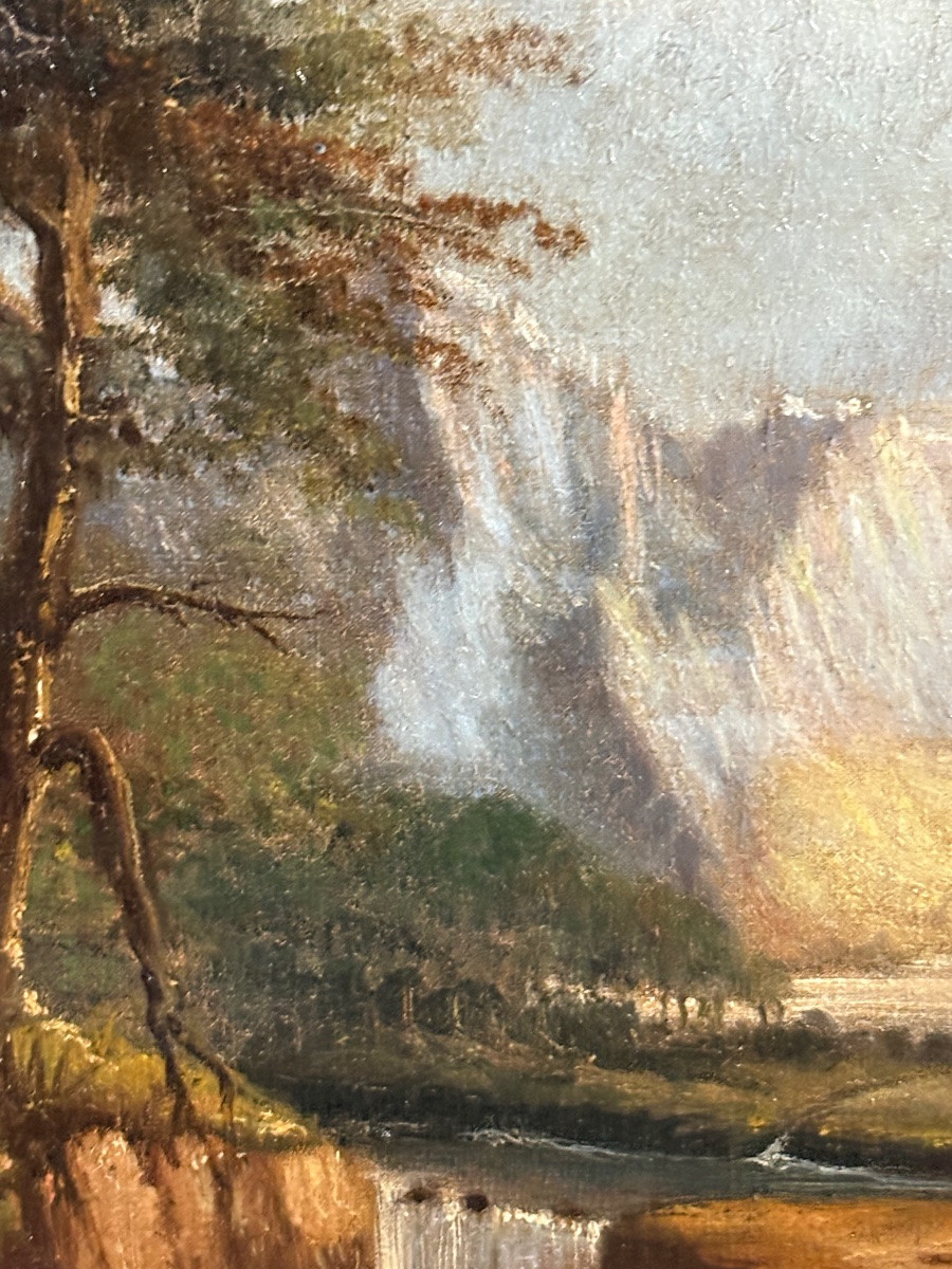 Paysage de montagnes d’époque Empire -photo-1