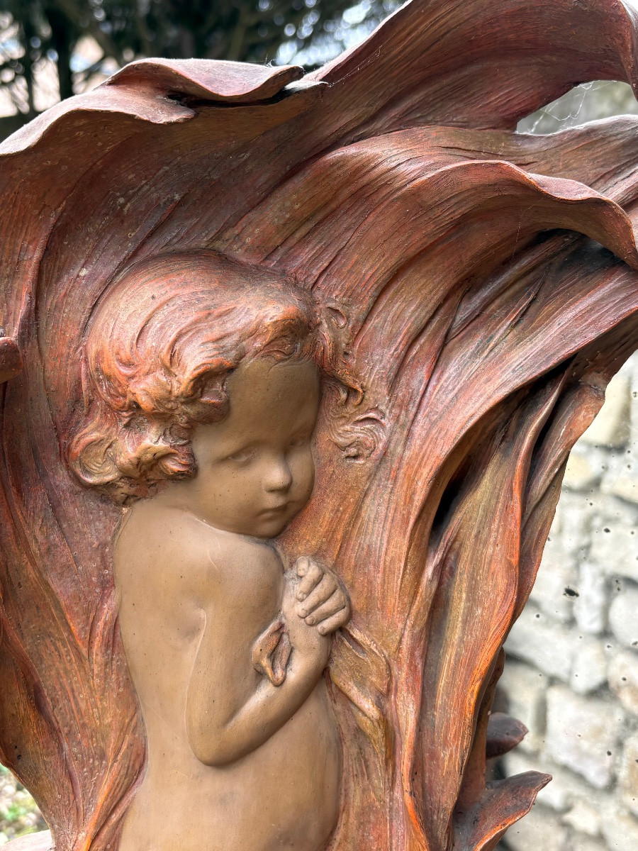 Miroir de table Art Nouveau -photo-2