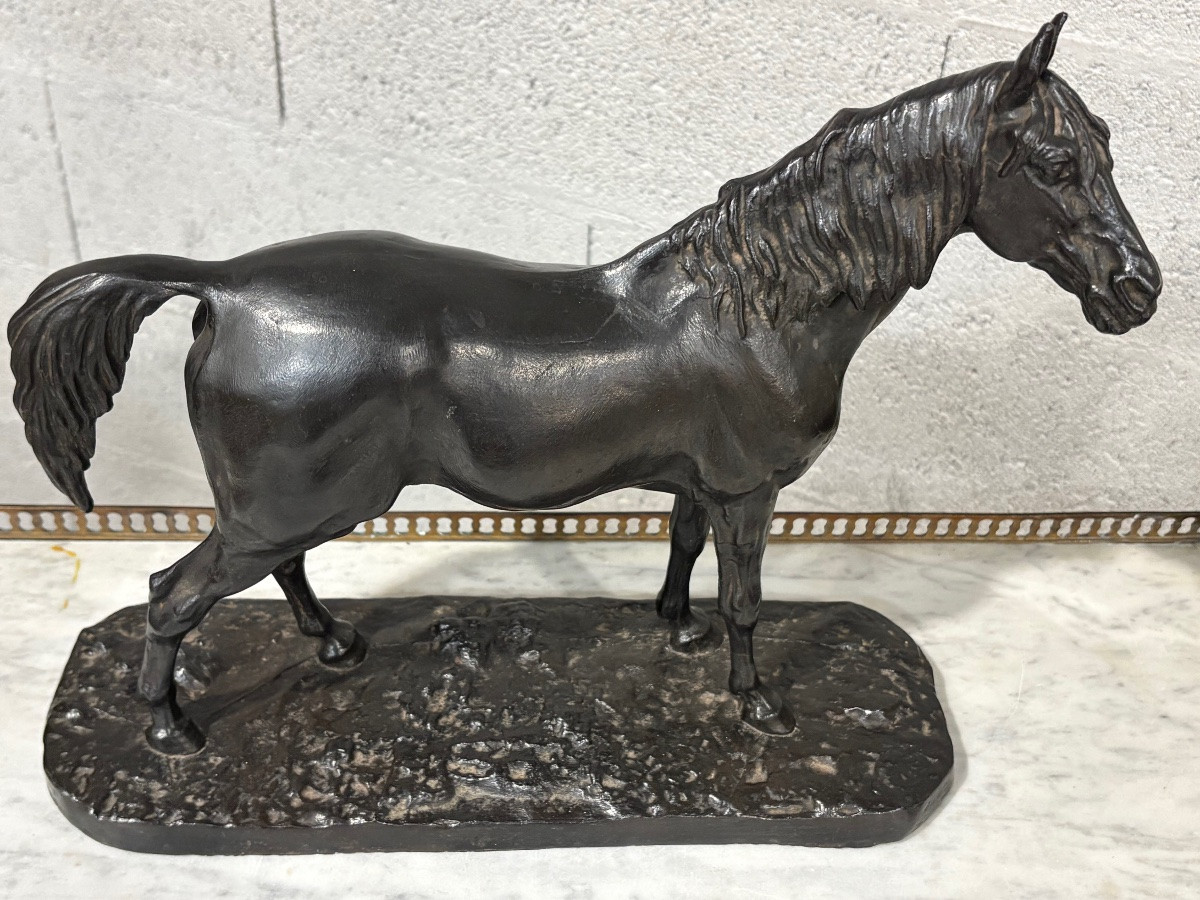 Sculptures étalon et sa jument -photo-2