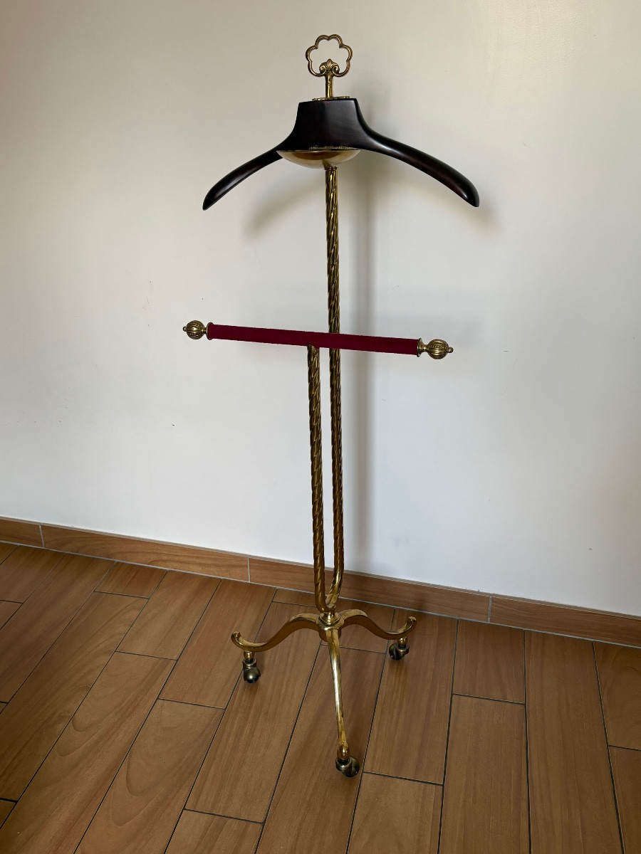 Gilt Bronze Valet Stand By Maison Jansen 