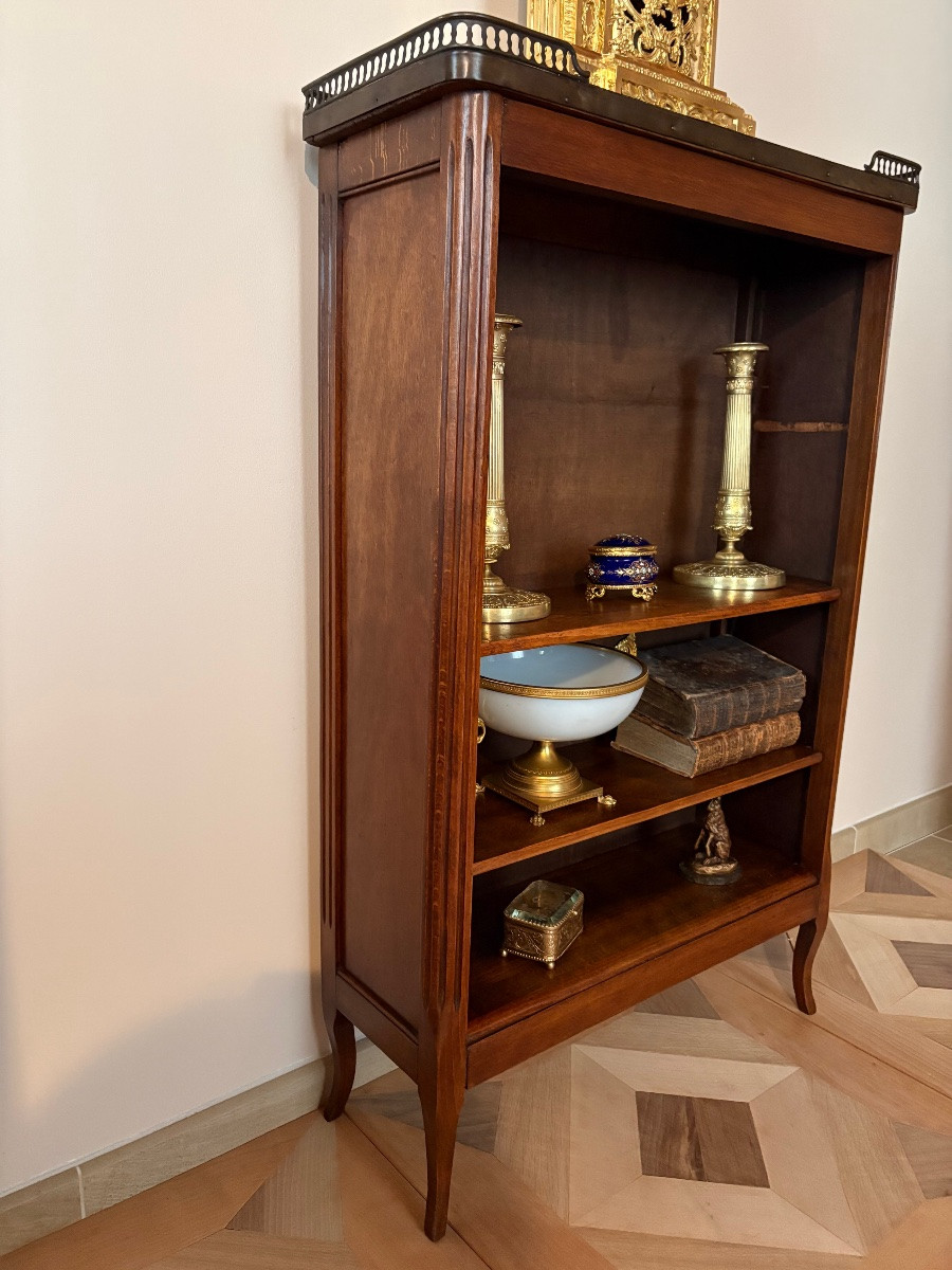 Small Bookcase In Transition Style -photo-3