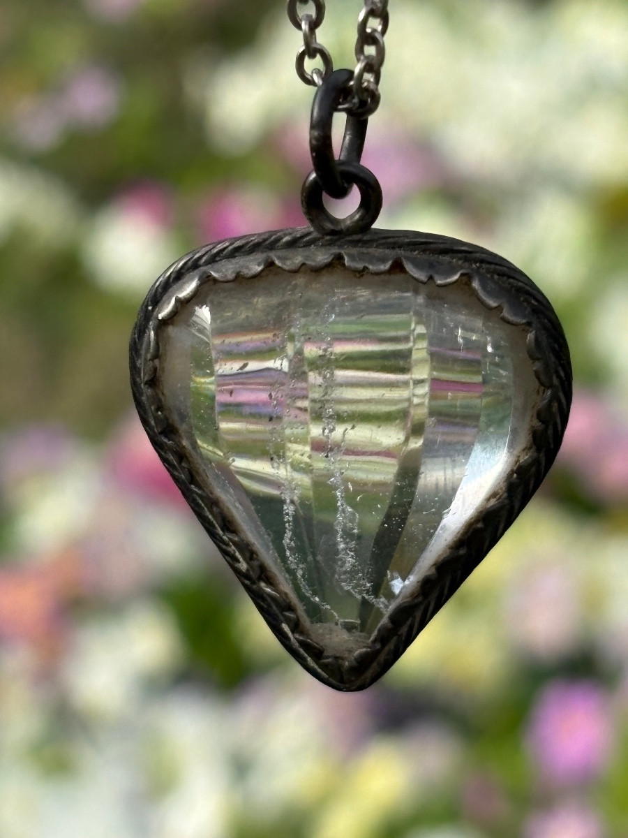 Amulette cristal de roche XVIIe