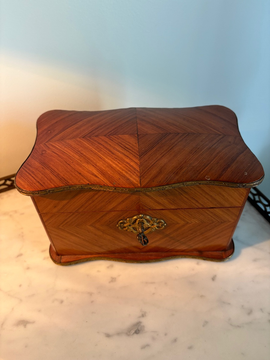 Napoleon III Box In Violet Wood -photo-2