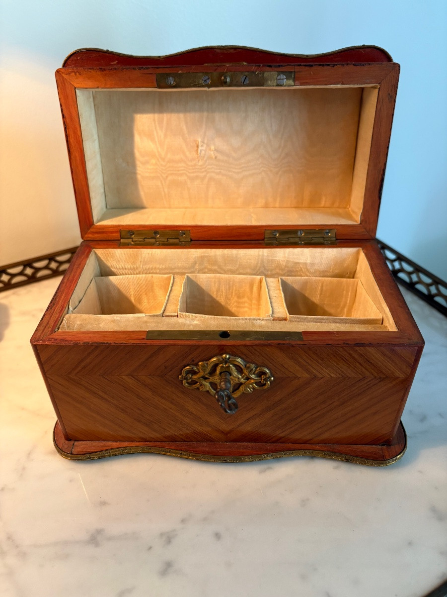 Napoleon III Box In Violet Wood -photo-3