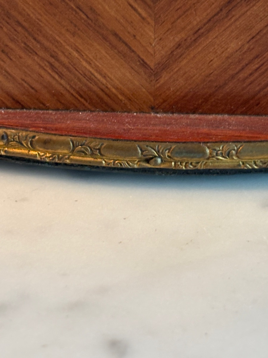 Napoleon III Box In Violet Wood -photo-2