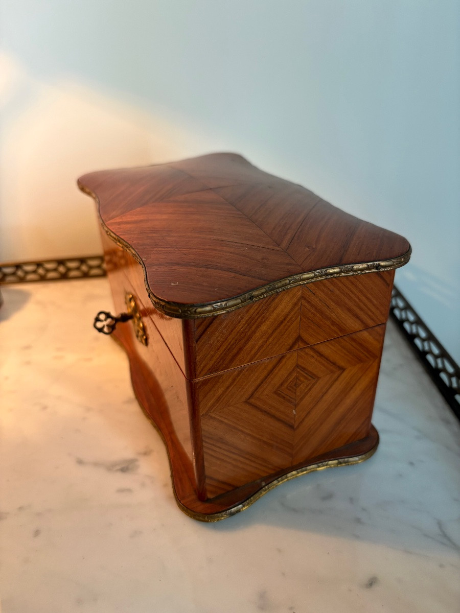 Napoleon III Box In Violet Wood -photo-3
