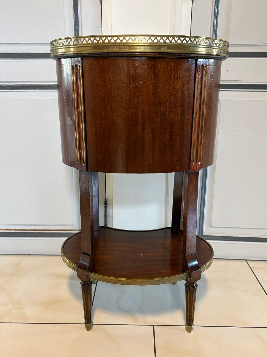 Table de salon à rideau style Louis XVI -photo-2